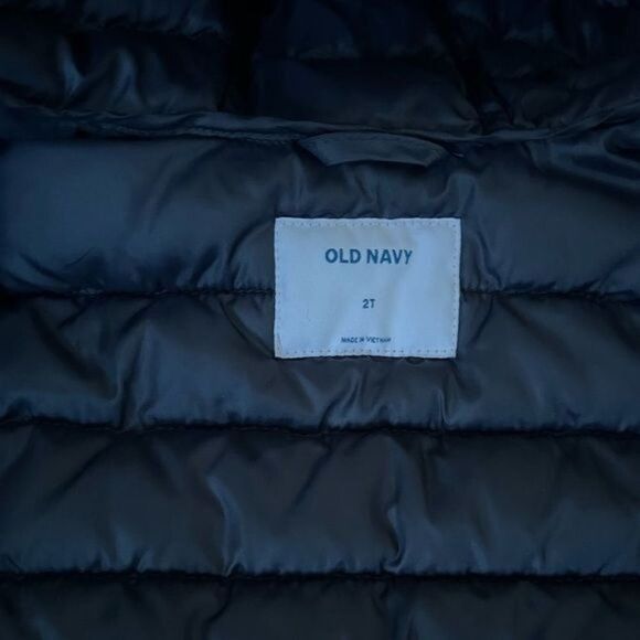 Old Navy Red Puffer Hooded Jacket Toddler 2T - Picture 4 of 5